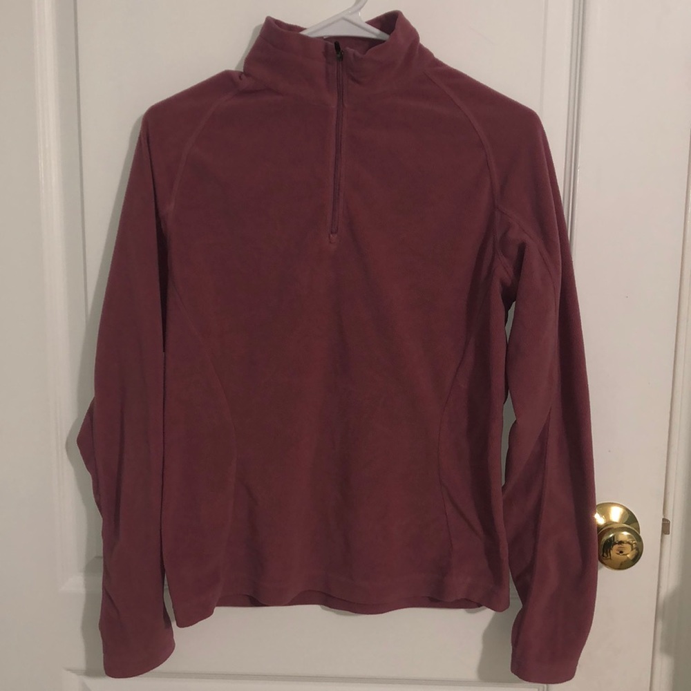 Purple quarter zip fleece!